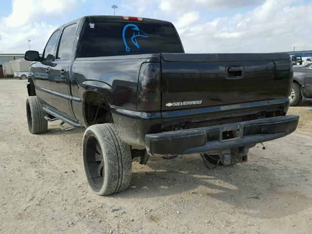 2GCEK13T361220404 - 2006 CHEVROLET SILVERADO BLACK photo 3