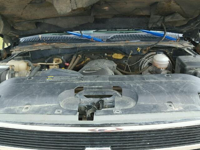 2GCEK13T361220404 - 2006 CHEVROLET SILVERADO BLACK photo 7