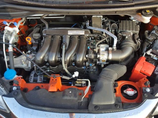 3HGGK5G45JM725284 - 2018 HONDA FIT LX ORANGE photo 7