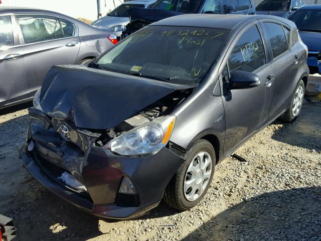 JTDKDTB30C1515746 - 2012 TOYOTA PRIUS C GRAY photo 2