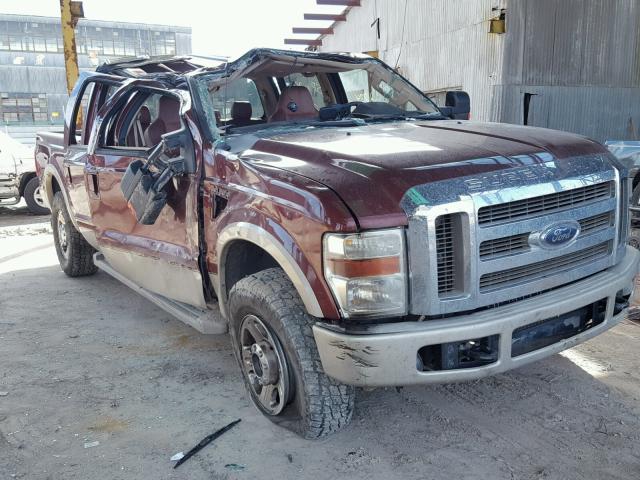 1FTSW21R08EA23549 - 2008 FORD F250 SUPER BROWN photo 1