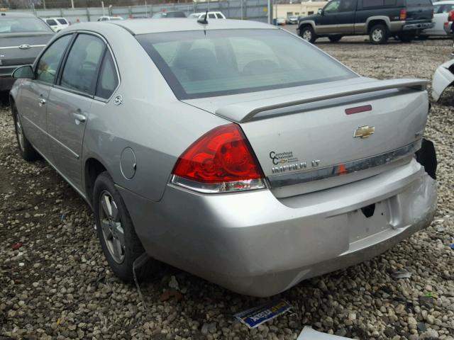 2G1WT58K079277387 - 2007 CHEVROLET IMPALA LT SILVER photo 3