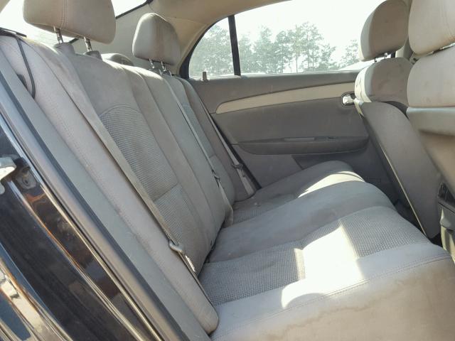 1G1ZG57B684254851 - 2008 CHEVROLET MALIBU LS 黑色 照片 6