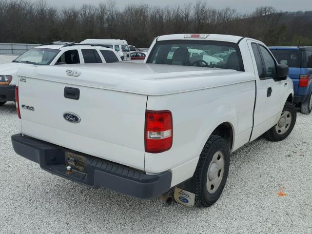 1FTRF122X5KF13813 - 2005 FORD F150 WHITE photo 4