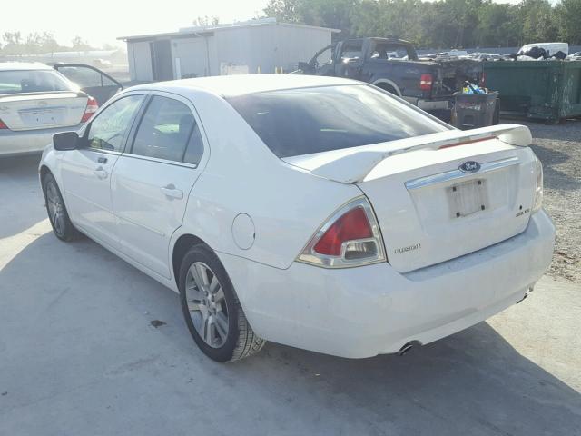 3FAHP08177R107235 - 2007 FORD FUSION SEL WHITE photo 3