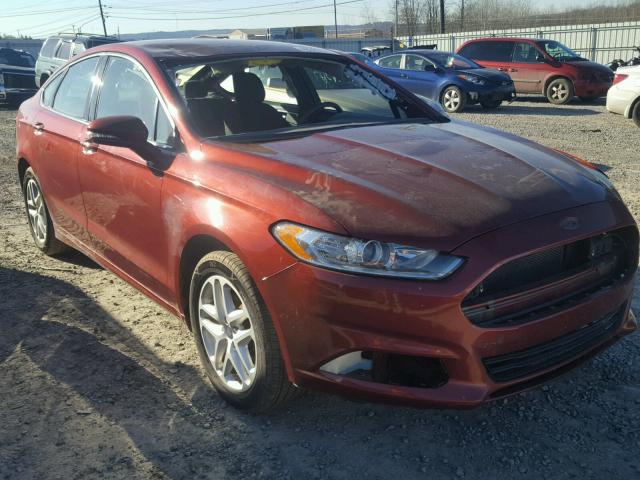 3FA6P0H75ER318491 - 2014 FORD FUSION SE RED photo 1