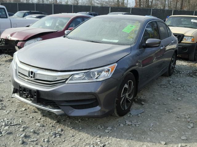 1HGCR2F34HA178050 - 2017 HONDA ACCORD LX GRAY photo 2