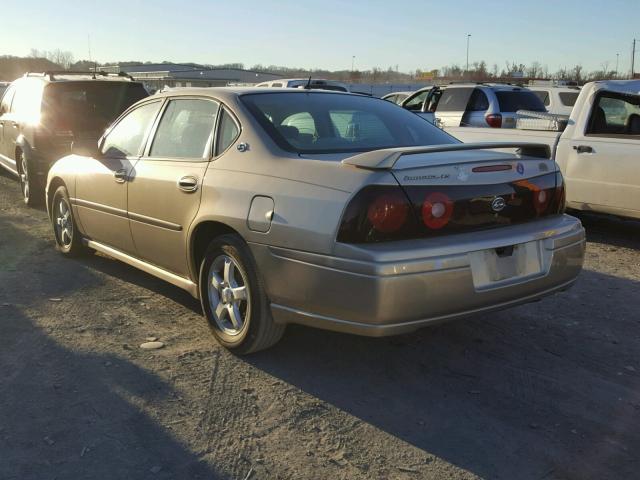 2G1WH52K959141508 - 2005 CHEVROLET IMPALA LS GOLD photo 3