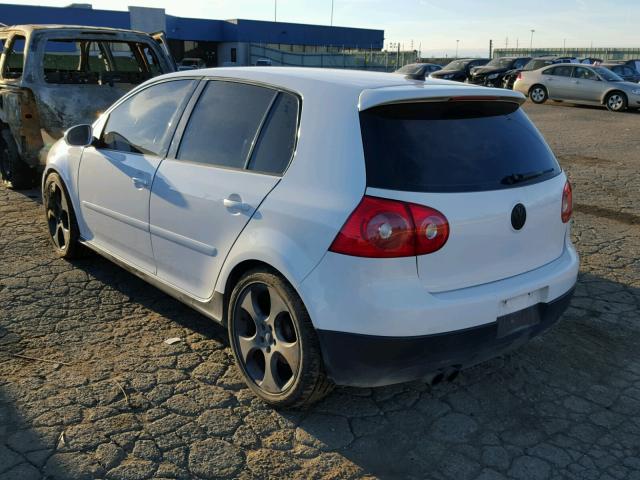 WVWHV71K38W191869 - 2008 VOLKSWAGEN GTI WHITE photo 3