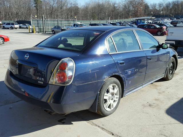 1N4AL11D56C270132 - 2006 NISSAN ALTIMA S BLUE photo 4