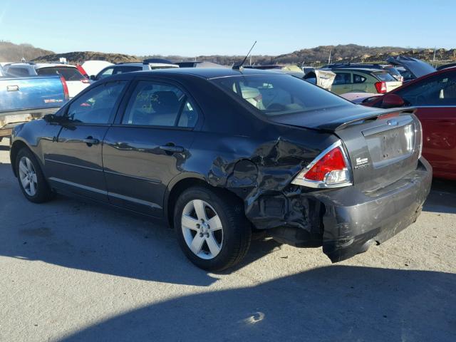 3FAHP01107R141253 - 2007 FORD FUSION SE BLACK photo 3