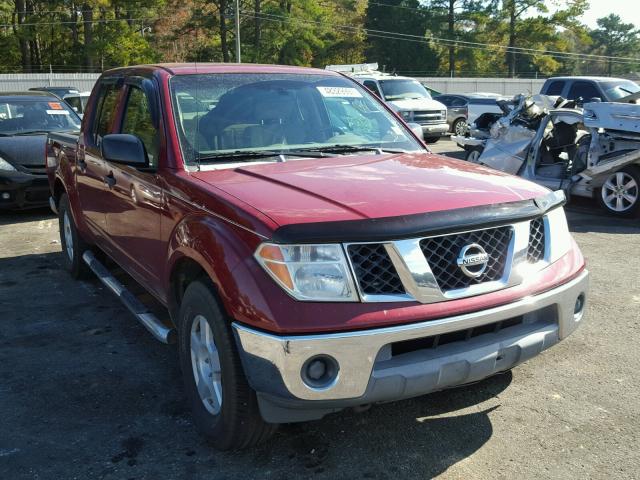 1N6AD07U16C410361 - 2006 NISSAN FRONTIER C RED photo 1