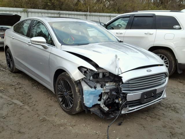 1FA6P0HD7E5390897 - 2014 FORD FUSION SE SILVER photo 1