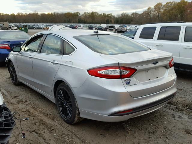 1FA6P0HD7E5390897 - 2014 FORD FUSION SE SILVER photo 3