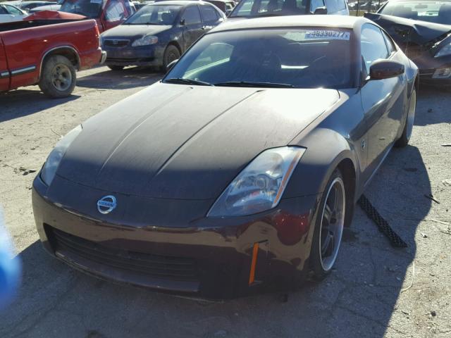 JN1AZ34E53T007971 - 2003 NISSAN 350Z COUPE PURPLE photo 2