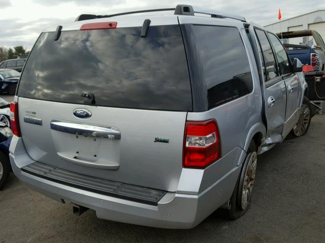 1FMJU2A55BEF57714 - 2011 FORD EXPEDITION GRAY photo 4