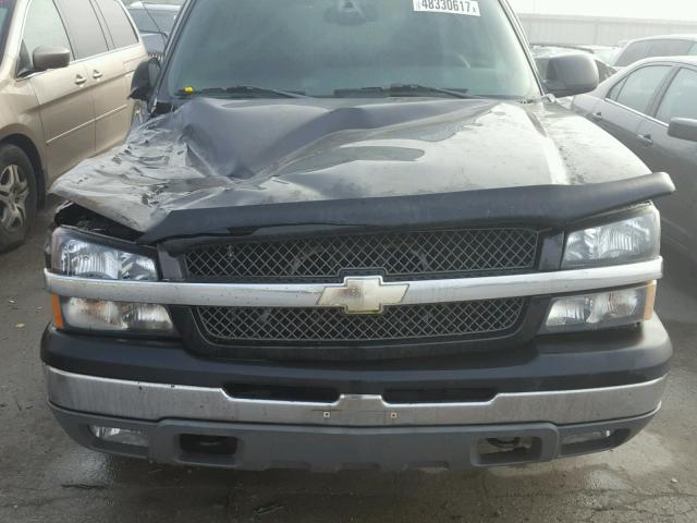 1GCEK19T64E261497 - 2004 CHEVROLET SILVERADO BLACK photo 7