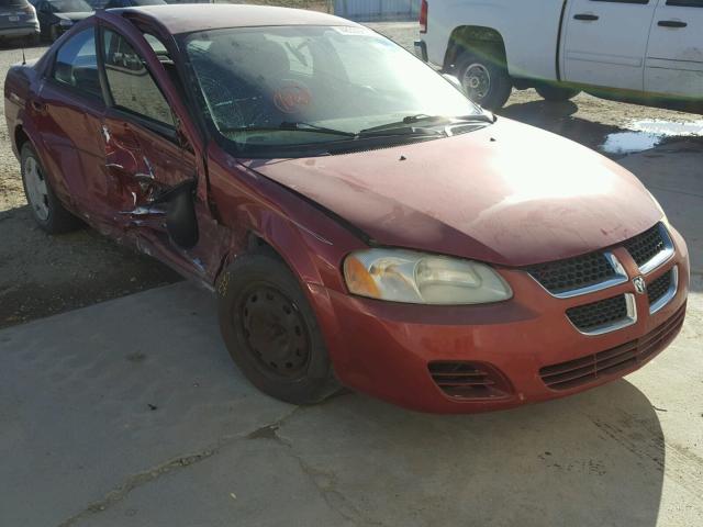 1B3EL46X66N110332 - 2006 DODGE STRATUS SX RED photo 1