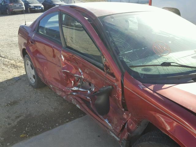 1B3EL46X66N110332 - 2006 DODGE STRATUS SX RED photo 9