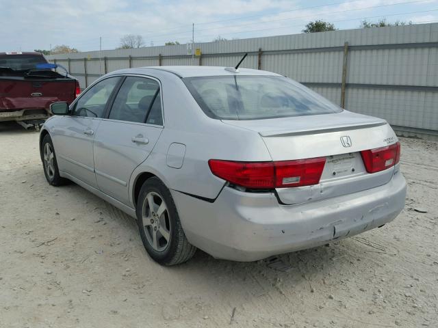 JHMCN36425C001133 - 2005 HONDA ACCORD HYB SILVER photo 3