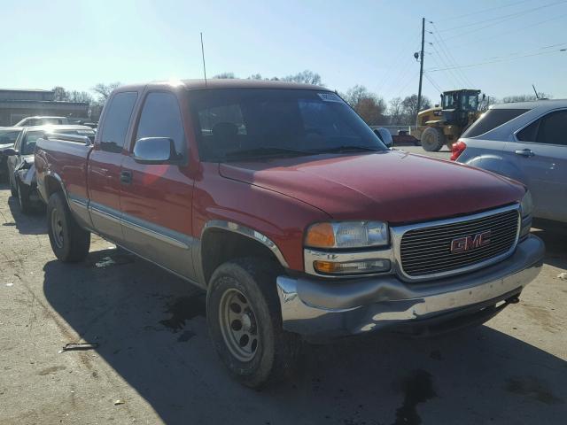 1GTEK19T5YE162532 - 2000 GMC NEW SIERRA RED photo 1