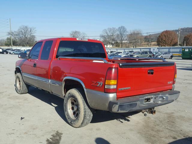 1GTEK19T5YE162532 - 2000 GMC NEW SIERRA RED photo 3