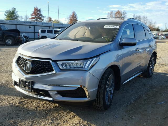 5FRYD4H50HB009226 - 2017 ACURA MDX TECHNO GRAY photo 2