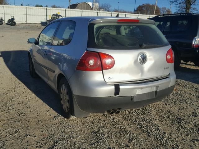 WVWBB71K98W292333 - 2008 VOLKSWAGEN RABBIT SILVER photo 3