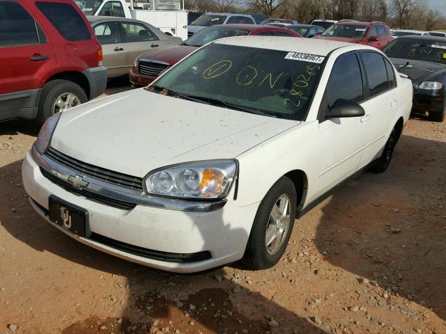 1G1ZT52835F280265 - 2005 CHEVROLET MALIBU LS WHITE photo 2