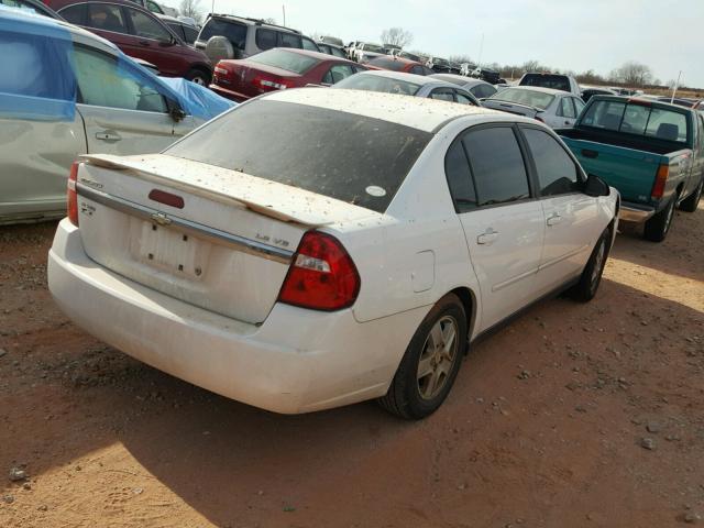 1G1ZT52835F280265 - 2005 CHEVROLET MALIBU LS WHITE photo 4