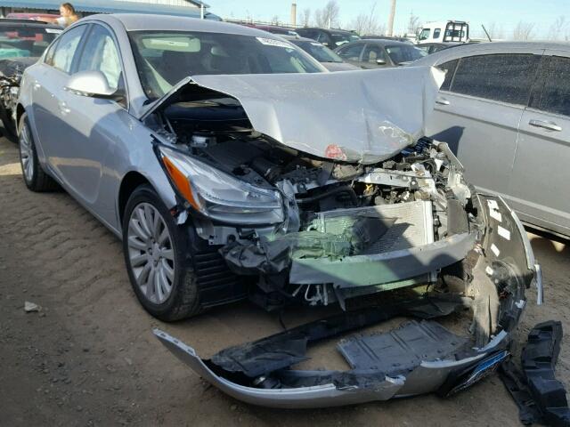 2G4GR5EK9C9159262 - 2012 BUICK REGAL SILVER photo 1