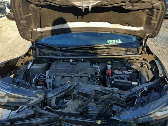 3N1AB7AP5GL674888 - 2016 NISSAN SENTRA S GRAY photo 7