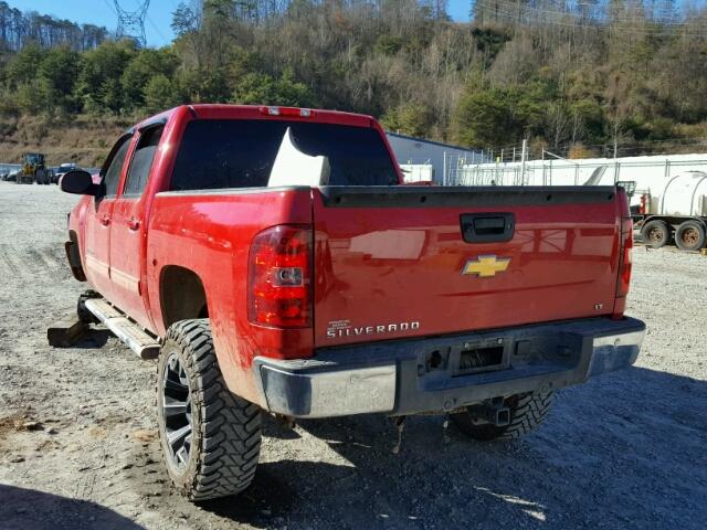 3GCPKSE75DG124986 - 2013 CHEVROLET SILVERADO RED photo 3