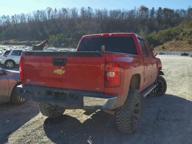 3GCPKSE75DG124986 - 2013 CHEVROLET SILVERADO RED photo 4