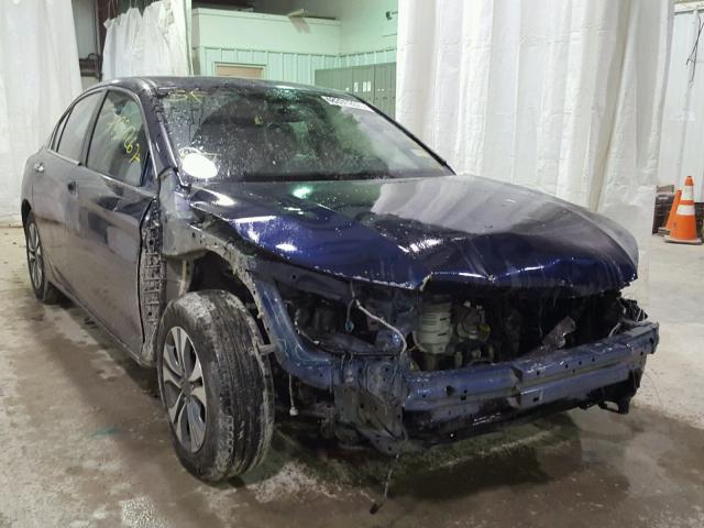 1HGCR2F39FA004388 - 2015 HONDA ACCORD LX BLUE photo 1