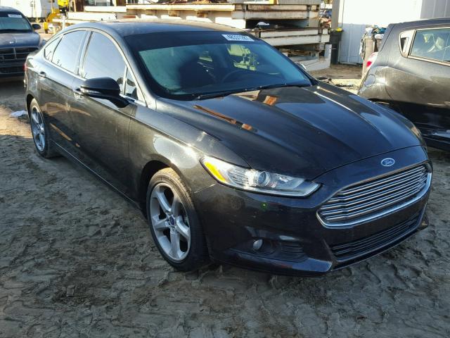 3FA6P0H74DR356759 - 2013 FORD FUSION SE BLACK photo 1