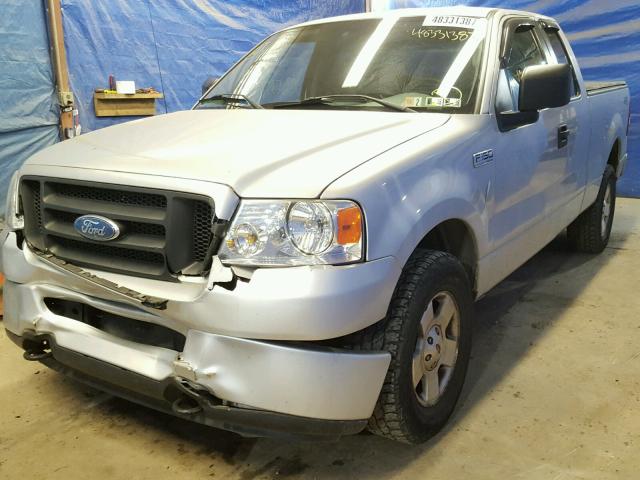 1FTRX14W16NB53862 - 2006 FORD F150 SILVER photo 2