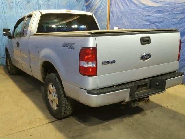 1FTRX14W16NB53862 - 2006 FORD F150 SILVER photo 3