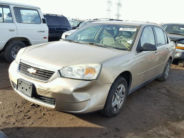 1G1ZS58F27F314773 - 2007 CHEVROLET MALIBU LS GOLD photo 2