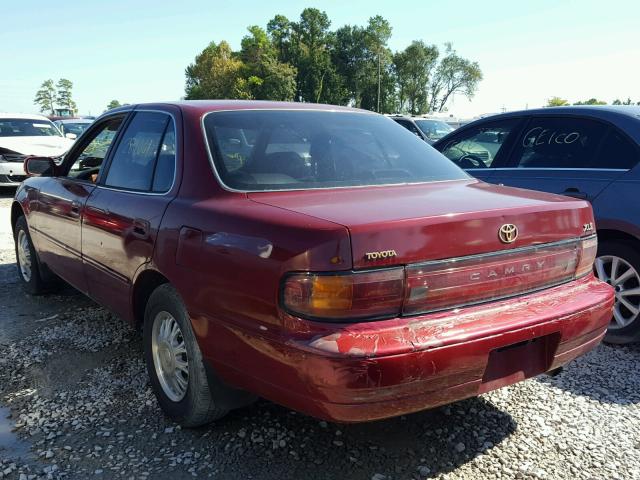 4T1SK13E7RU474268 - 1994 TOYOTA CAMRY XLE BURGUNDY photo 3