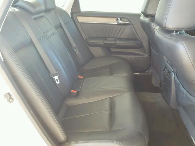 JNKBY01E28M500353 - 2008 INFINITI M45 BASE WHITE photo 6