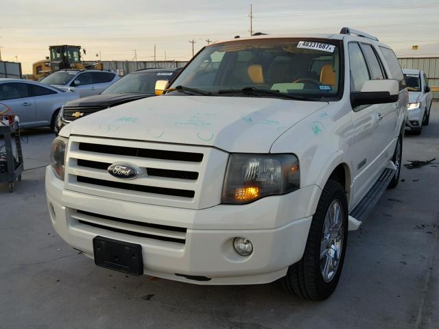 1FMFK19547LA09149 - 2007 FORD EXPEDITION WHITE photo 2