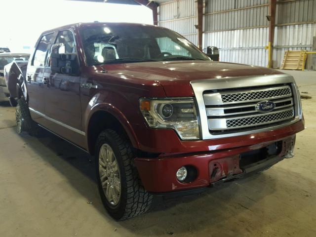 1FTFW1E67DFD08507 - 2013 FORD F150 SUPER RED photo 1