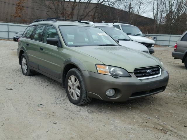 4S4BP61C057375378 - 2005 SUBARU LEGACY OUT GREEN photo 1