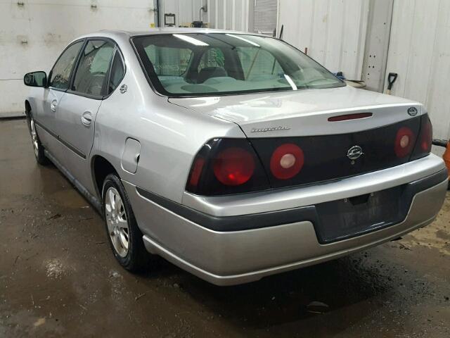 2G1WF52E759318461 - 2005 CHEVROLET IMPALA 银色 照片 3