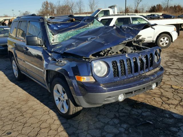 1C4NJRCB5CD650525 - 2012 JEEP PATRIOT LI BLUE photo 1