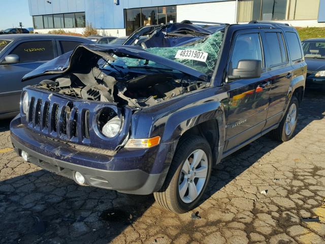 1C4NJRCB5CD650525 - 2012 JEEP PATRIOT LI BLUE photo 2