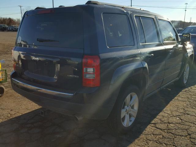 1C4NJRCB5CD650525 - 2012 JEEP PATRIOT LI BLUE photo 4