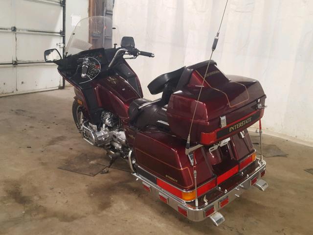 1HFSC141XFA110894 - 1985 HONDA GL1200 I MAROON photo 3