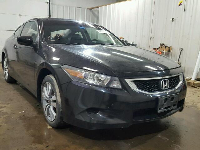 1HGCS12869A024117 - 2009 HONDA ACCORD EXL BLACK photo 1